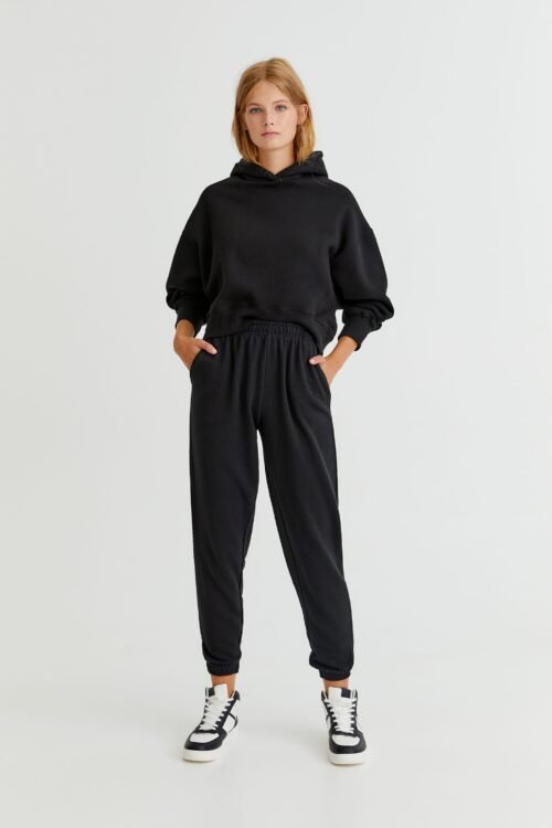 Basic Colored Sweatpants With Elastic Hems | Casual Everyday Comfort