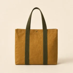 Waxed Canvas Market Tote